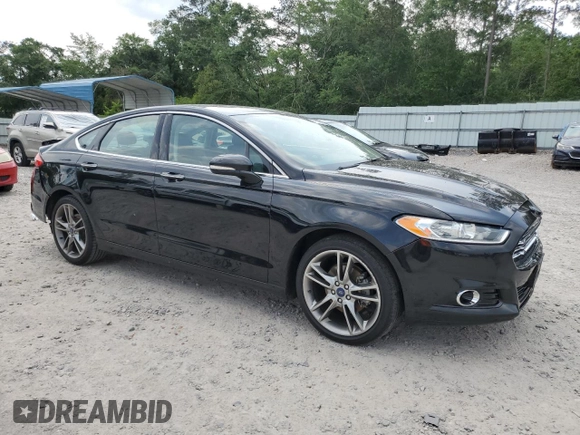 2016 Ford Fusion Titanium with VIN 3FA6P0D91GR108240, listed as a Copart auction lot 57614835 with 143,316 mi miles and Salvage title. Bid and sale history available at DreamBid. Image 4.