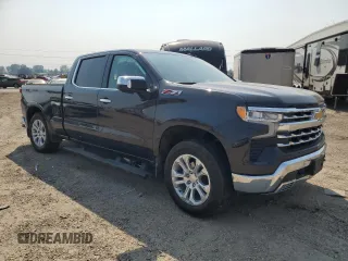 2023 Chevrolet Silverado 1500 LTZ with VIN 1GCUDGED4PZ295216, listed as a Copart auction lot 69863734 with 16,468 mi miles and Salvage Title. Bid and sale history available at carsss.com. Image 4.