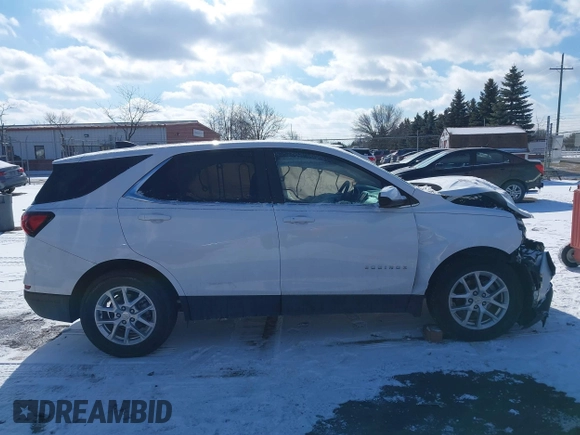 2024 Chevrolet Equinox LT with VIN 3GNAXKEG7RL224133, listed as a IAAI auction lot 41544497 with 9,494 mi miles. Bid and sale history available at carsss.com. Image 13.