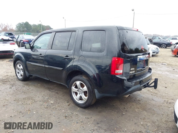 2014 Honda Pilot EX-L with VIN 5FNYF3H50EB024598, listed as a IAAI auction lot 40864689 with 159,078 mi miles and . Bid and sale history available at DreamBid. Image 3.