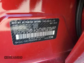 2023 Mitsubishi Mirage G4 ES with VIN ML32FUFJ8PHF04652, listed as a Copart auction lot 50407744 with 11,104 mi miles. Bid and sale history available at carsss.com. Image 12.