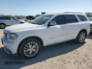 2014 Dodge Durango Citadel z VIN 1C4RDHEG7EC561477, wystawiony jako Copart lot #52008735 z przebiegiem 149 105 mil mil oraz Czysty tytuł • Clean title. Historia ofert i sprzedaży dostępna na DreamBid. Obrazek 1.