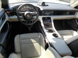 2020 Porsche Taycan Turbo with VIN WP0AC2Y16LSA71591, listed as a Copart auction lot 46949625 with 36,178 mi miles and Salvage title. Bid and sale history available at DreamBid. Image 8.