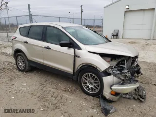 2017 Ford Escape S with VIN 1FMCU0F72HUA15153, listed as a Copart auction lot 48150695 with 64,294 mi miles and Salvage Title. Bid and sale history available at carsss.com. Image 4.