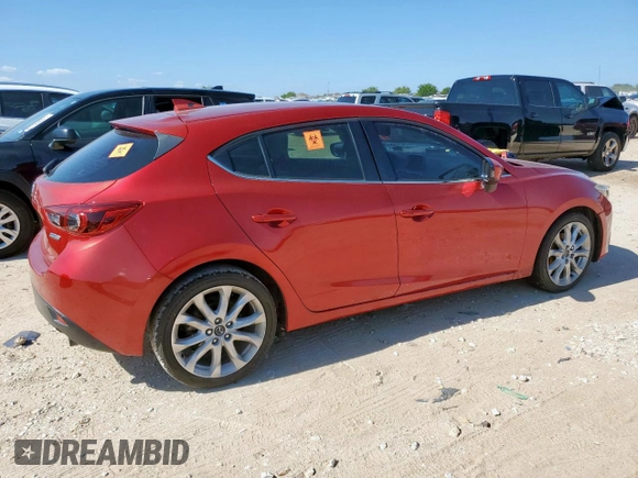 2015 Mazda 3 S Grand Touring with VIN JM1BM1M30F1275331, listed as a Copart auction lot 61309755 with 85,900 mi miles and Salvage title. Bid and sale history available at DreamBid. Image 3.