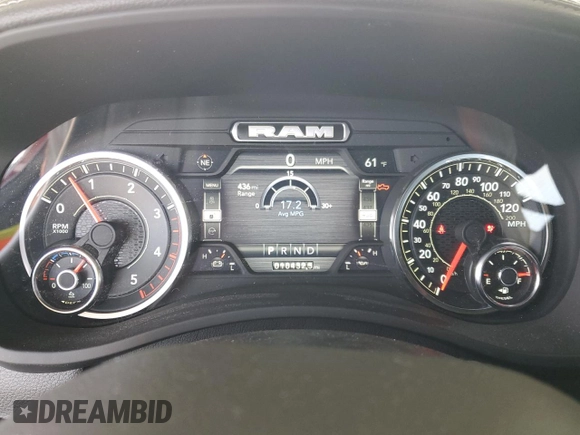 2024 Ram 2500 Laramie with VIN 3C6UR5FL2RG245033, listed as a Copart auction lot 60911725 with 10,432 mi miles and Salvage title. Bid and sale history available at DreamBid. Image 9.