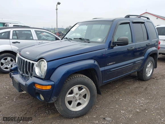2004 Jeep Liberty Limited with VIN 1J4GL58K34W112569, listed as a IAAI auction lot 42021937 with 181,814 mi miles. Bid and sale history available at carsss.com. Image 2.