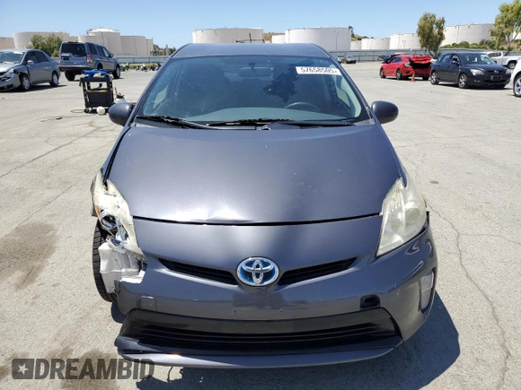 2015 Toyota Prius Four with VIN JTDKN3DU1F1977532, listed as a Copart auction lot 57658505 with 261,964 mi miles and Salvage title. Bid and sale history available at DreamBid. Image 5.
