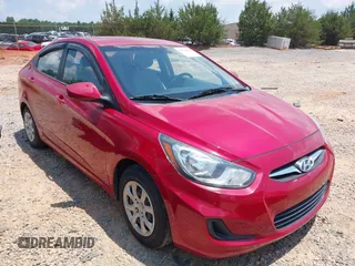 2013 Hyundai Accent GLS with VIN KMHCT4AE8DU556508, listed as a IAAI auction lot 42689908 with 153,603 mi miles and . Bid and sale history available at DreamBid. Image 1.