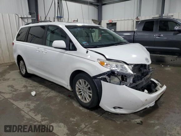2013 Toyota Sienna XLE AAS with VIN 5TDYK3DC9DS330919, listed as a Copart auction lot 59094495 with 147,638 mi miles and Salvage title. Bid and sale history available at DreamBid. Image 4.
