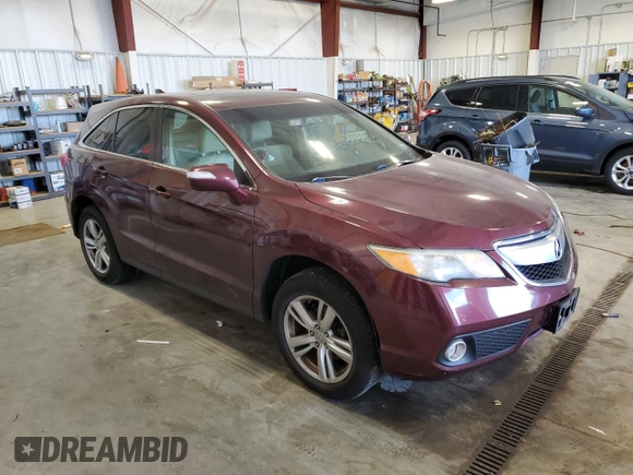2015 Acura RDX Tech Pkg with VIN 5J8TB4H53FL030746, listed as a Copart auction lot 53494805 with 282,590 mi miles and Clean Title. Bid and sale history available at carsss.com. Image 4.