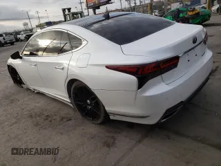 2021 Lexus LS with VIN JTHD51FF0M5013410, listed as a Copart auction lot 62953724 with 42,050 mi miles and Salvage Title. Bid and sale history available at carsss.com. Image 2.