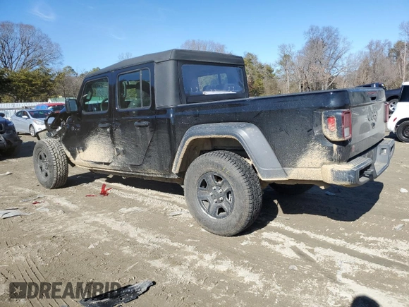 2023 Jeep Gladiator Sport z VIN 1C6HJTAG1PL560543, wystawiony jako Copart lot #43219155 z przebiegiem 19 999 mil mil oraz Szkoda całkowita • Salvage title. Historia ofert i sprzedaży dostępna na DreamBid. Obrazek 2.