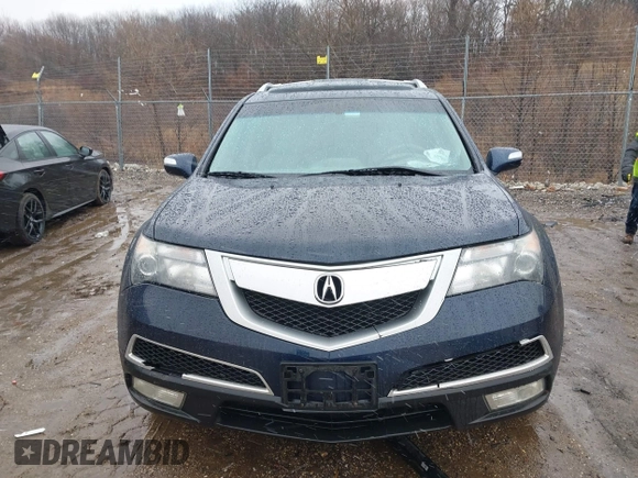 2011 Acura MDX Tech Pkg with VIN 2HNYD2H62BH523444, listed as a IAAI auction lot 41734780 with 238,880 mi miles. Bid and sale history available at carsss.com. Image 12.