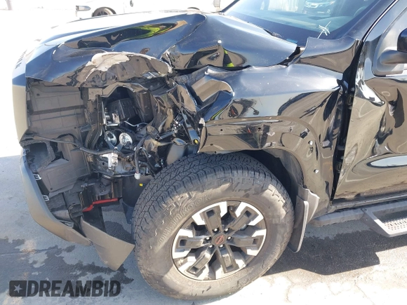 2024 Nissan Frontier SL with VIN 1N6ED1EJ4RN650125, listed as a IAAI auction lot 42193443 with 14,282 mi miles and . Bid and sale history available at DreamBid. Image 6.