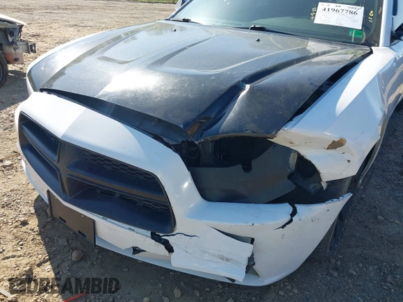 2013 Dodge Charger SE with VIN 2C3CDXBG8DH622498, listed as a IAAI auction lot 41967786 with 143,514 mi miles. Bid and sale history available at carsss.com. Image 6.