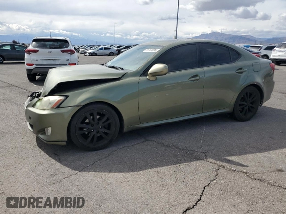 2006 Lexus IS 250 Manual with VIN JTHBK262962009895, listed as a Copart auction lot 51701335 with 139,418 mi miles and Salvage Title. Bid and sale history available at carsss.com. Image 1.