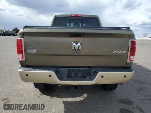 2014 Ram 2500 Longhorn with VIN 3C6UR5PL5EG144383, listed as a Copart auction lot 50025555 with 133,925 mi miles and Salvage Title. Bid and sale history available at carsss.com. Image 6.