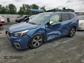 2021 Subaru Forester Touring z VIN JF2SKAXC7MH477123, wystawiony jako Copart lot #58486275 z przebiegiem 45 355 mil mil oraz Szkoda całkowita • Salvage title. Historia ofert i sprzedaży dostępna na DreamBid. Obrazek 1.