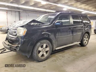 2009 Honda Pilot EX with VIN 5FNYF48459B006990, listed as a Copart auction lot 46506125 with 122,697 mi miles and Salvage Title. Bid and sale history available at carsss.com. Image 1.