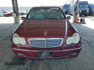2002 Mercedes-Benz C 230/260/280/320 with VIN WDBRF64J32F266042, listed as a Copart auction lot 53196315 with 178,006 mi miles and Salvage title. Bid and sale history available at DreamBid. Image 5.