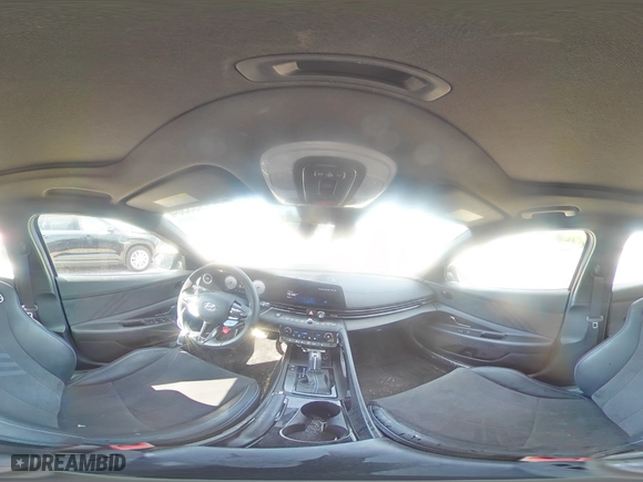 2022 Hyundai Elantra N with VIN KMHLW4AK1NU002953, listed as a Copart auction lot 71933364 with 27,515 mi miles and Salvage Title. Bid and sale history available at carsss.com. Image 13.