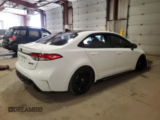 2021 Toyota Corolla SE with VIN 5YFM4MCE6MP076791, listed as a Copart auction lot 52024225 with 24,895 mi miles and Salvage Title. Bid and sale history available at carsss.com. Image 3.