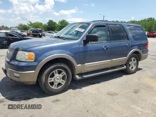 2003 Ford Expedition Eddie Bauer z VIN 1FMFU18L43LB50548, wystawiony jako Copart lot #64444825 z przebiegiem 235 367 mil mil oraz Szkoda całkowita • Salvage title. Historia ofert i sprzedaży dostępna na DreamBid. Obrazek 1.