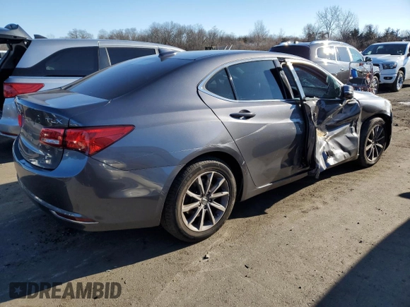 2019 Acura TLX with VIN 19UUB1F31KA008075, listed as a Copart auction lot 84738514 with 138,614 mi miles and Salvage title. Bid and sale history available at DreamBid. Image 3.