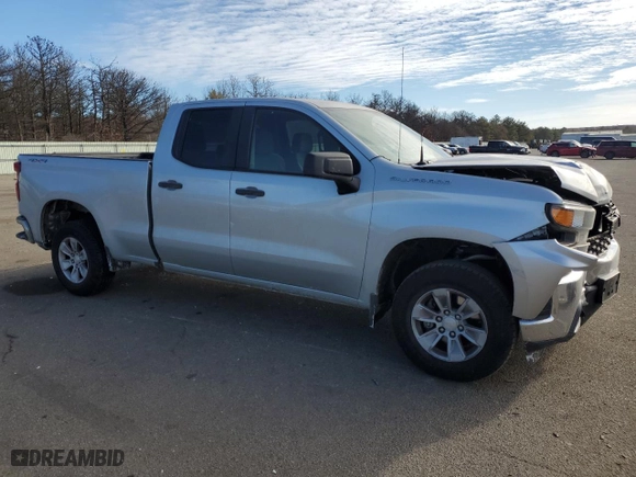 2019 Chevrolet Silverado 1500 Work Truck with VIN 1GCRYAEH8KZ234437, listed as a Copart auction lot 42925985 with 76,678 mi miles and Salvage Title. Bid and sale history available at carsss.com. Image 4.