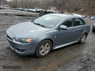 2013 Mitsubishi Lancer SE with VIN JA32V2FW5DU001000, listed as a Copart auction lot 46827025 with 135,221 mi miles and Clean Title. Bid and sale history available at carsss.com. Image 1.