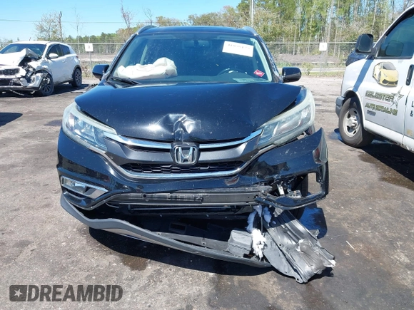 2015 Honda CR-V EX-L with VIN 2HKRM3H7XFH551434, listed as a IAAI auction lot 41859175 with 91,748 mi miles. Bid and sale history available at carsss.com. Image 12.