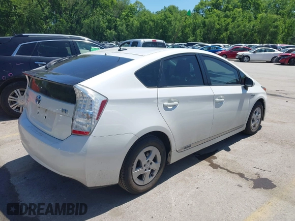 2011 Toyota Prius I with VIN JTDKN3DU4B5349158, listed as a IAAI auction lot 42243612 with 183,445 mi miles and . Bid and sale history available at DreamBid. Image 4.
