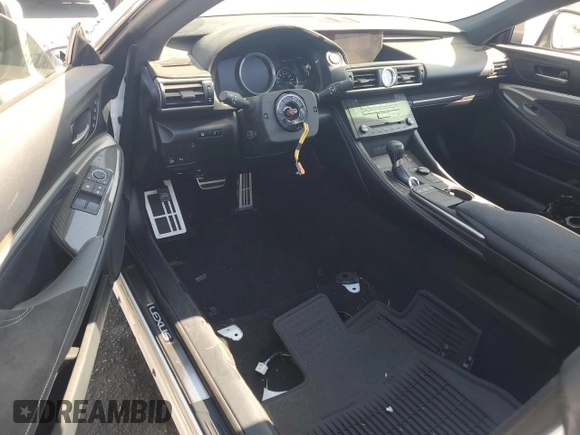 2017 Lexus RC F F z VIN JTHHP5BC9H5006184, wystawiony jako Copart lot #73970344 z przebiegiem Nie podano mil oraz Nie do naprawy. Historia ofert i sprzedaży dostępna na DreamBid. Obrazek 8.