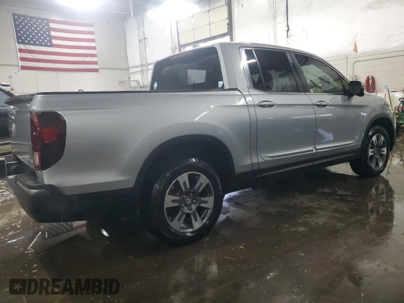 2018 Honda Ridgeline RTL-T z VIN 5FPYK3F65JB001004, wystawiony jako Copart lot #89132755 z przebiegiem 122 572 mil mil oraz Szkody całkowita. Historia ofert i sprzedaży dostępna na DreamBid. Obrazek 3.