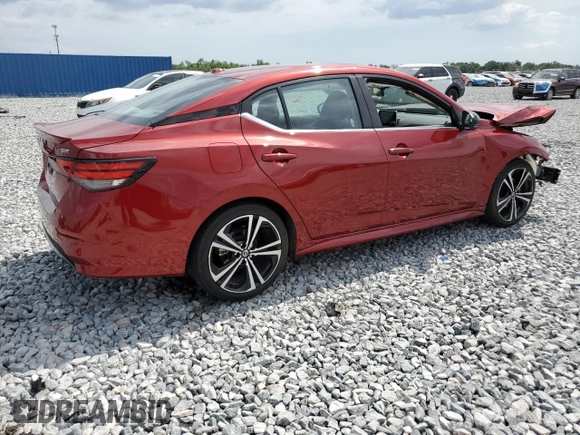 2021 Nissan Sentra SR with VIN 3N1AB8DV0MY291665, listed as a Copart auction lot 55495255 with 55,123 mi miles and Non Repairable. Bid and sale history available at DreamBid. Image 3.