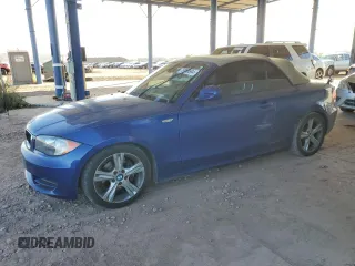 2010 BMW 1 Series 128i with VIN WBAUL7C50AVJ77979, listed as a Copart auction lot 79938664 with 53,740 mi miles and Salvage Title. Bid and sale history available at carsss.com. Image 1.