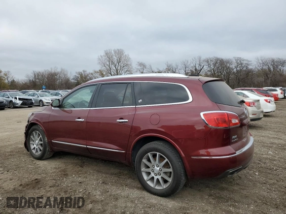 2016 Buick Enclave Leather with VIN 5GAKVBKD7GJ129414, listed as a Copart auction lot 80619034 with 141,253 mi miles and Salvage Title. Bid and sale history available at DreamBid. Image 2.