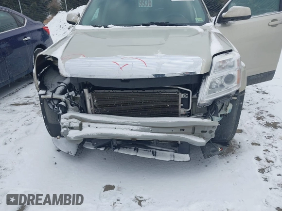 2013 GMC Terrain SLT with VIN 2GKFLUE38D6282076, listed as a IAAI auction lot 41563809 with 104,952 mi miles and . Bid and sale history available at carsss.com. Image 6.