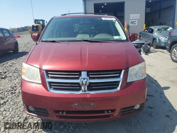 2010 Dodge Grand Caravan SXT with VIN 2D4RN5D1XAR389037, listed as a Copart auction lot 53931905 with 169,794 mi miles and Salvage Title. Bid and sale history available at DreamBid. Image 5.