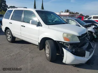 2003 Honda Pilot EX with VIN 2HKYF186X3H589128, listed as a IAAI auction lot 41546551 with 144,365 mi miles. Bid and sale history available at carsss.com. Image 1.