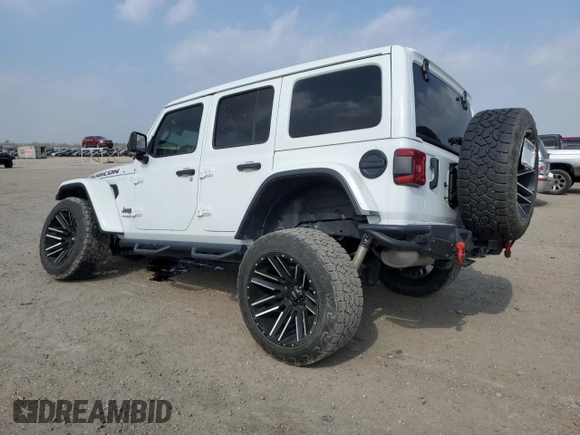 2021 Jeep Wrangler Unlimited Rubicon z VIN 1C4HJXFG2MW537484, wystawiony jako Copart lot #47989075 z przebiegiem 30 604 mil mil oraz Szkoda całkowita • Salvage title. Historia ofert i sprzedaży dostępna na DreamBid. Obrazek 2.