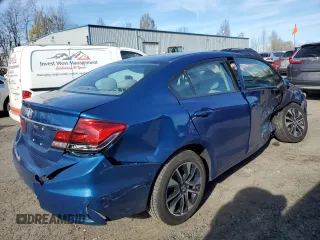 2015 Honda Civic EX with VIN 19XFB2F86FE220529, listed as a Copart auction lot 50651125 with 105,982 mi miles and Salvage Title. Bid and sale history available at DreamBid. Image 3.