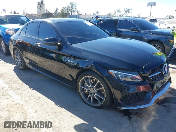 2018 Mercedes-Benz C 43 AMG with VIN 55SWF6EB8JU255227, listed as a IAAI auction lot 41383166 with 65,402 mi miles and . Bid and sale history available at carsss.com. Image 1.