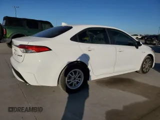 2020 Toyota Corolla Hybrid LE with VIN JTDEBRBE2LJ002747, listed as a Copart auction lot 50201475 with 296,425 mi miles and Clean Title. Bid and sale history available at carsss.com. Image 3.