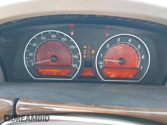 2003 BMW 7 Series 745Li with VIN WBAGN63493DR14954, listed as a IAAI auction lot 42219740 with 98,342 mi miles and . Bid and sale history available at carsss.com. Image 7.