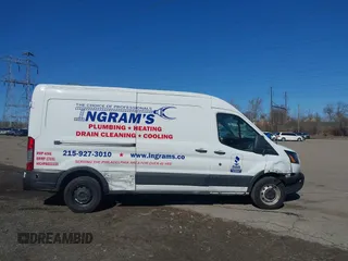 2019 Ford Transit with VIN 1FTYR2CM3KKB23320, listed as a IAAI auction lot 41824025 with 29,221 mi miles. Bid and sale history available at carsss.com. Image 13.