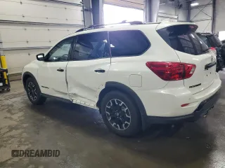 2019 Nissan Pathfinder S with VIN 5N1DR2MM0KC633465, listed as a Copart auction lot 59626475 with 38,019 mi miles and Salvage title. Bid and sale history available at DreamBid. Image 2.
