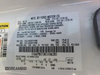 2019 Ford Mustang GT with VIN 1FA6P8CF3K5106281, listed as a Copart auction lot 59230645 with 76,999 mi miles and Salvage title. Bid and sale history available at DreamBid. Image 13.