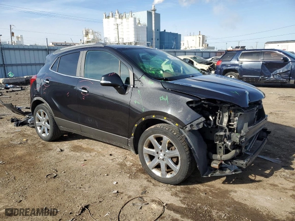 2016 Buick Encore Leather with VIN KL4CJCSB1GB587571, listed as a Copart auction lot 43943875 with 149,424 mi miles and Salvage Title. Bid and sale history available at carsss.com. Image 4.